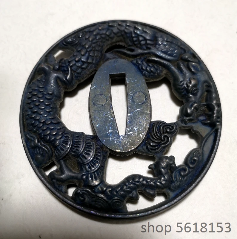 Alloy dragon tsuba for Japanese sword katana wakizashi tanto