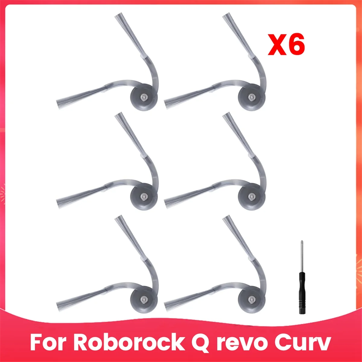 A65T Side Brushes for Roborock Q Revo Curv Replacement Parts Accessories