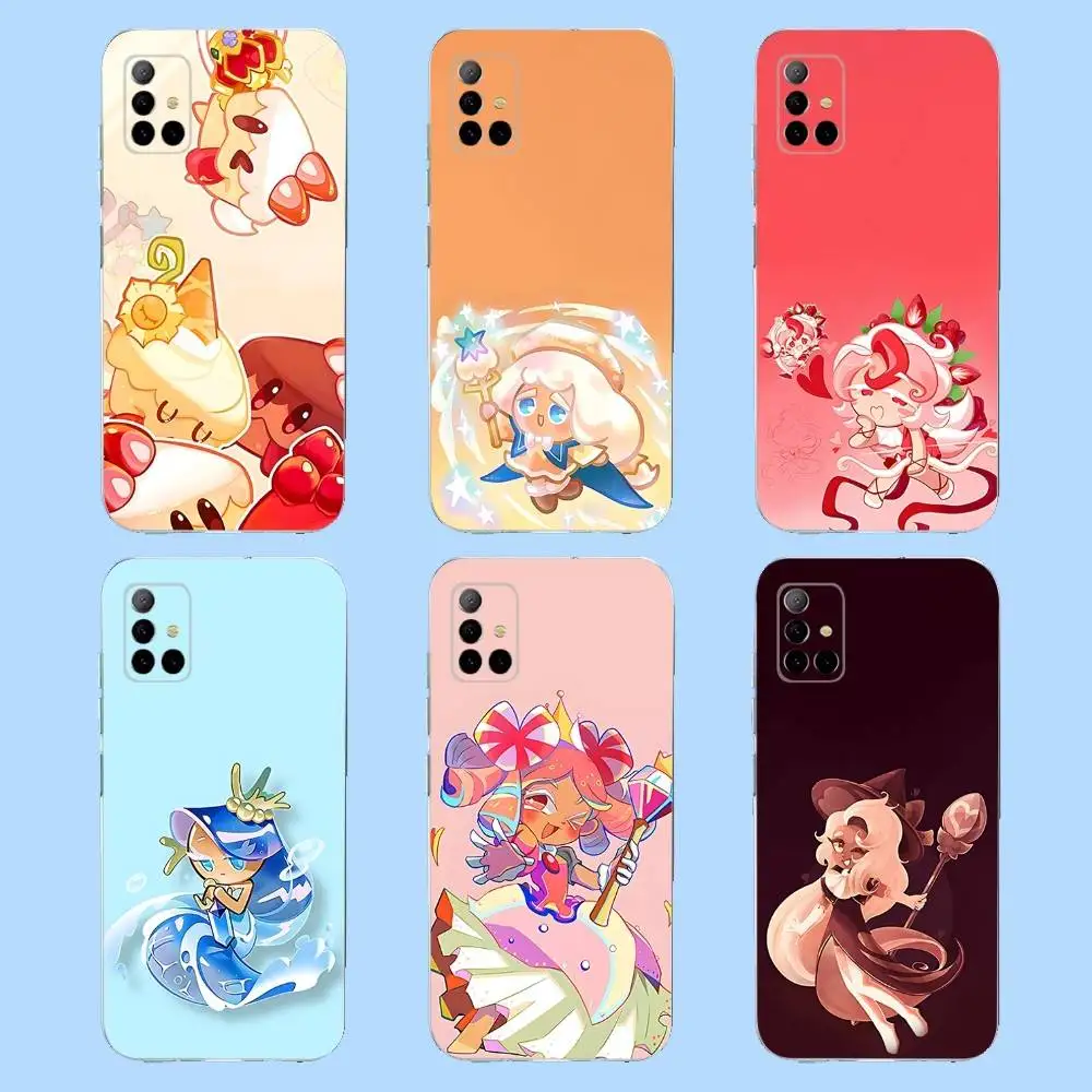 

C-Cookie Run K-Kingdom Phone Case For Samsung S 23,22,10,9,8 A 71,52,51,30,21S,12 PIus,E,Lite Note20 Ultra Clear Soft