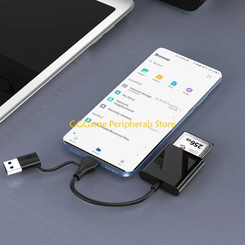 

U55B CFE Type B Card Reader USB 3.2 Gen 2 10Gbps Memory Card Reader Portable Reader for Digital Camera Laptop Phone