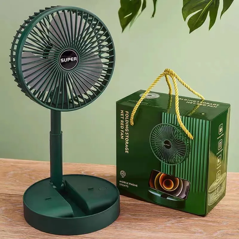 Foldable and Extendable USB Rechargeable Fan - Portable and Compact Desk Fan for Office, Home, and Dorm Use - Buy Wholesale