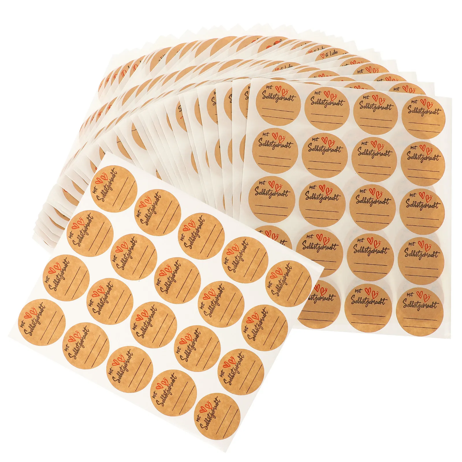 

600 Sheets Removable Label Stickers Exquisite Sealing Stickers for Homemade Jam Soap Mason Jar Gift Bag Decorations