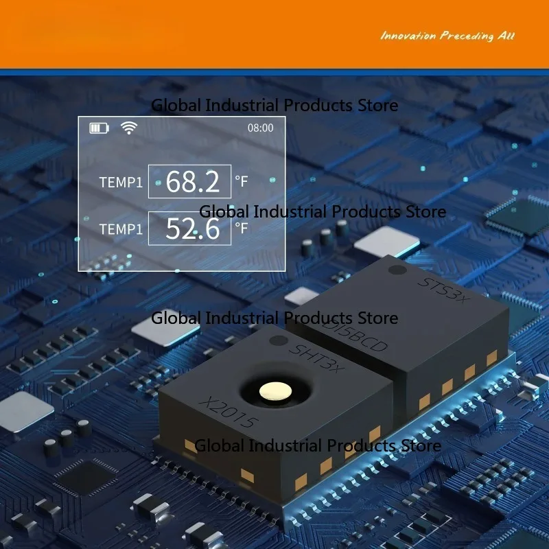 RCW-600 WiFi Temperature Data Logger Remote Wireless Recorder with 2 External Sensor Probes for Environmental Monitoring