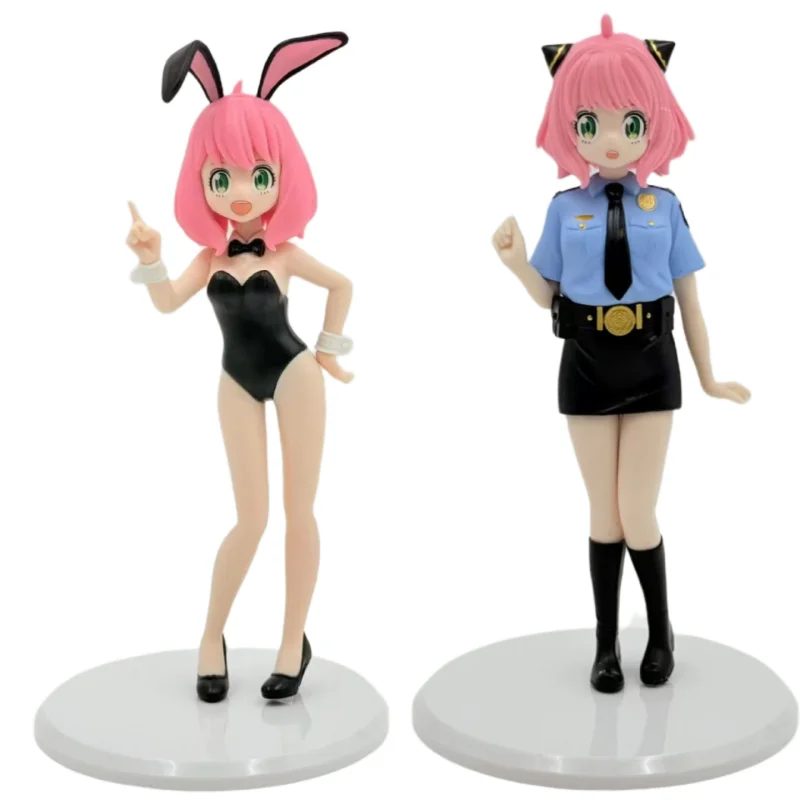 

Аниме Spy×Family Фигурка Полицейская Униформа Аня Форгер Купальник Банни Девушка Аня Фигурки ПВХ Модель Коллекция Для Взрослых Игрушка Подарок