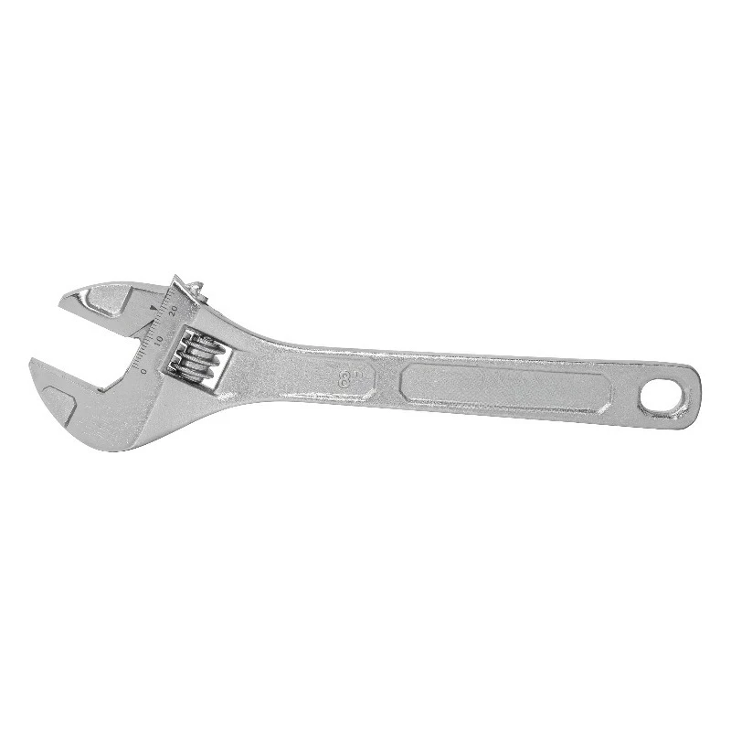 8 Inch Adjustable Wrench with High Strength Jaw