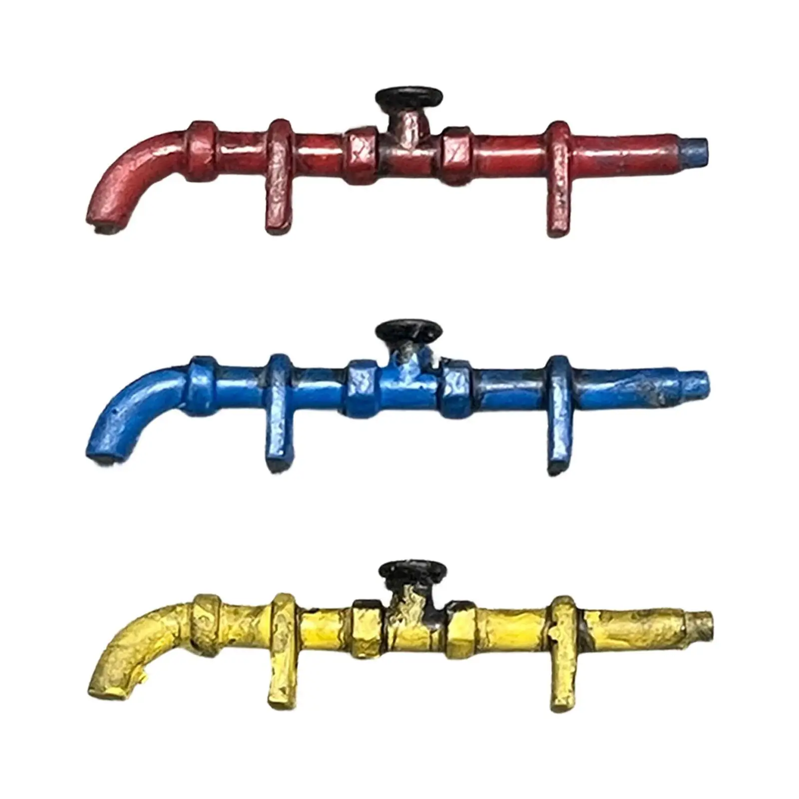 

Масштабная модель водопроводной трубы 1/64, миниатюрный декоративный элемент для микроландшафта, аксессуар для диорамы, украшение, реквизит для фотосъемки