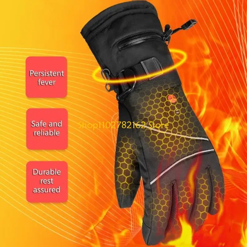 547B Outdoor Indoor Battery Powered Hand Warmer Gloves for Climbing Hiking Cycling