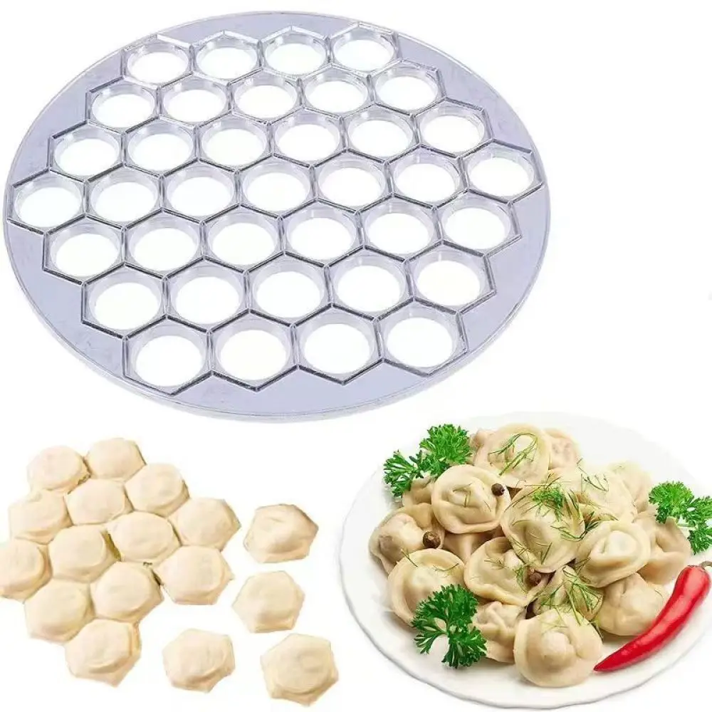 Manual Pastry Tool Dumpling Mold Press Maker Kitchen Device For Ravioli Pierogi Cooking Gadgets With Steamer Paper Set
