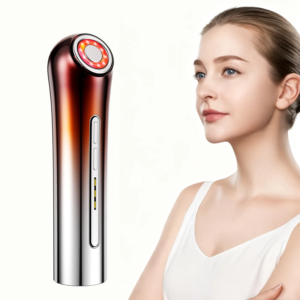 เครื่องยกกระชับใบหน้า คอ บริเวณรอบดวงตา นวดหน้า ลดริ้วรอย กระชับผิวหน้า ด้วยระบบ EMS สำหรับใช้ในบ้าน