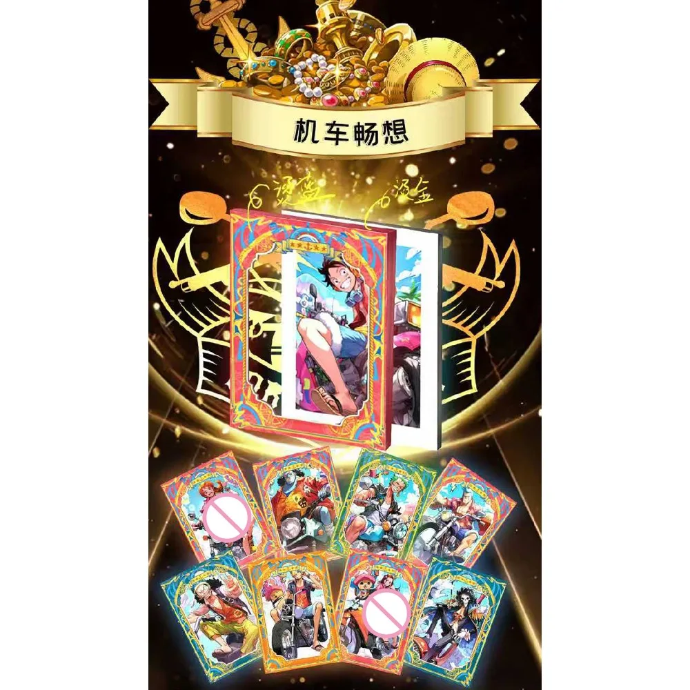 One Piece Classic Popular Anime Peripheral Character Collection Cards Cool Visual Effects Hot Blooded Battle Cards Children Gift