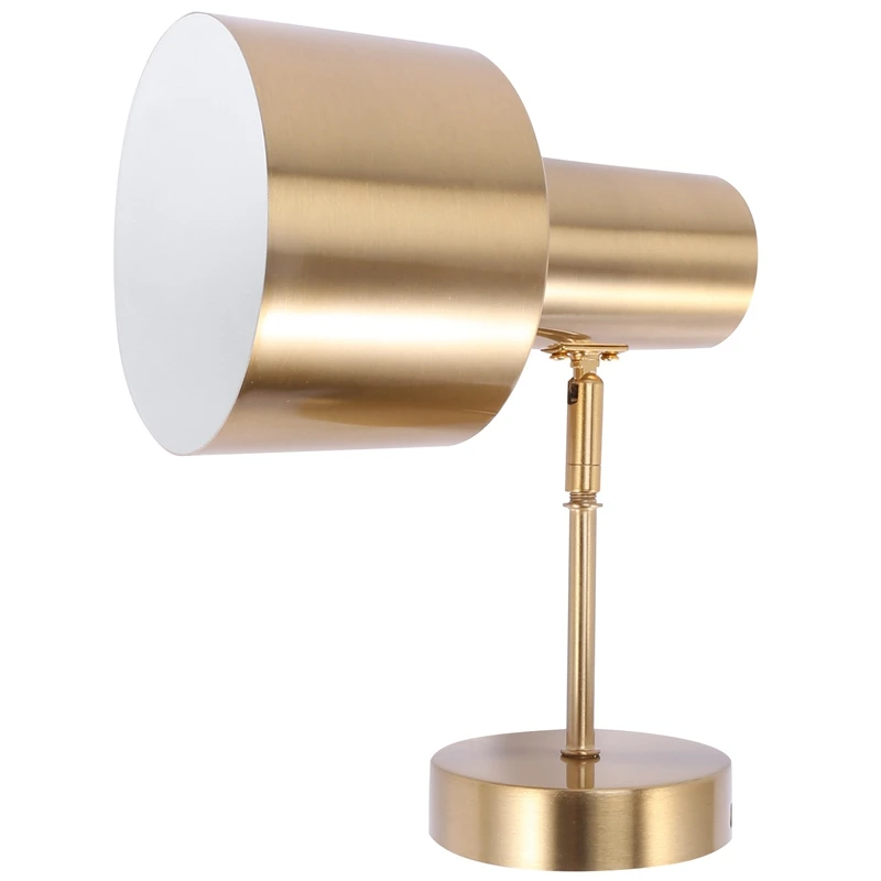 

ABSF LED Wall Light Adjustable Direction Mirror Bathroom Light Golden Stair Light Bedroom Iron Wall Lamp