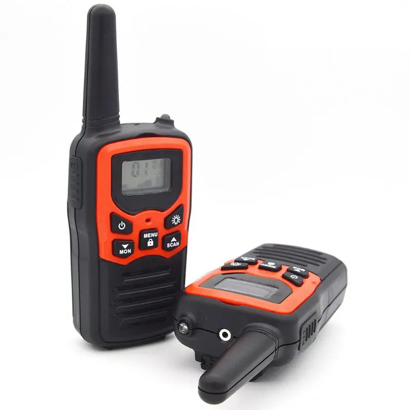 Dropship Walkie Talkies para adultos Paquete 2 radios bidireccionales largo alcance hasta 5 millas