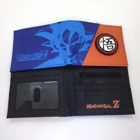 Heta försäljningar Anime Dragon Ball Tecknad PU Plånbok Son Goku Kreativ Bulma Enkel Hopfällbar Myntväska Multifunktionell Kort Pojkar Present 8 best sales Cartera Dragon Ball - №7