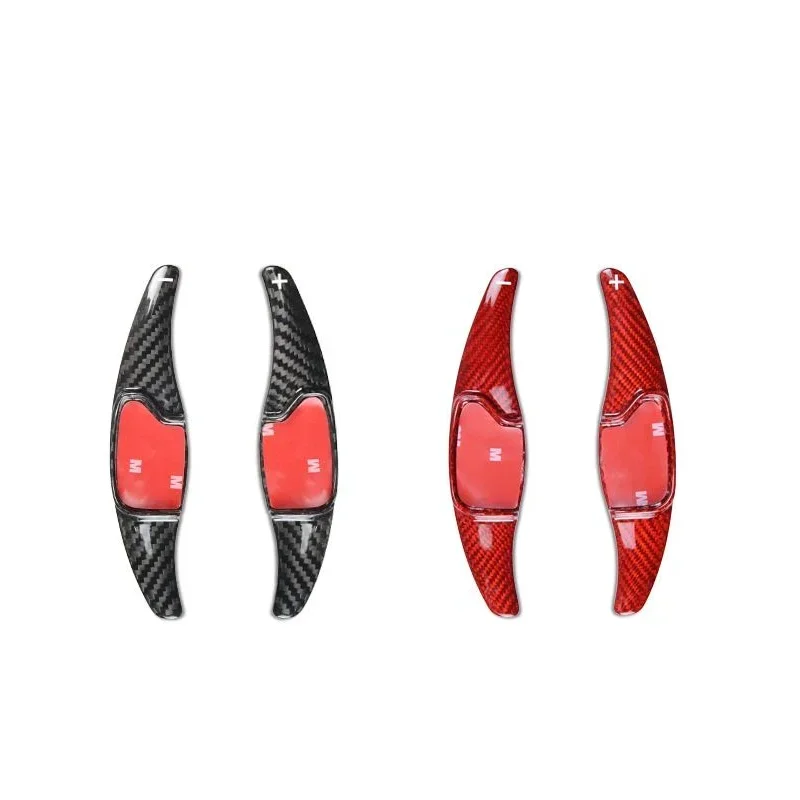 For Ford For Mondeo For Taurus For Lincoln Real Dry carbon fiber steering wheel paddles cover interior modification Accessories