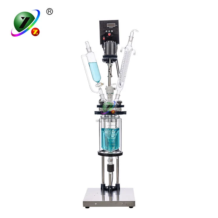 

HEB-5L Jacketed Glass Reactor Machinery with High Efficiency
