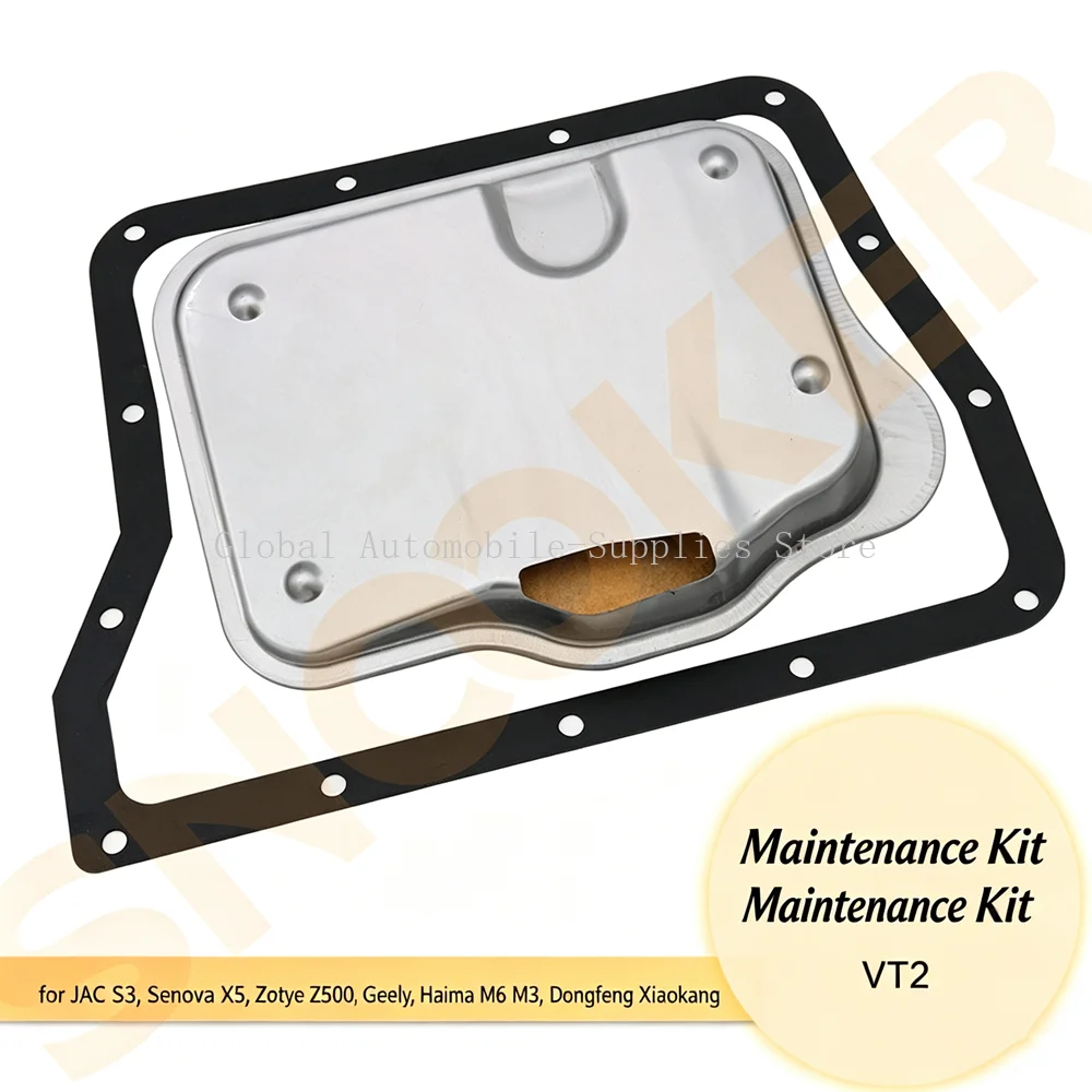 VT2 VT3 CVT Transmission Filter Oil Pan Gasket Service Kit for JAC S3 Geely Emgrand EC7 Haima M3 M6 Senova X5 Zotye Z500