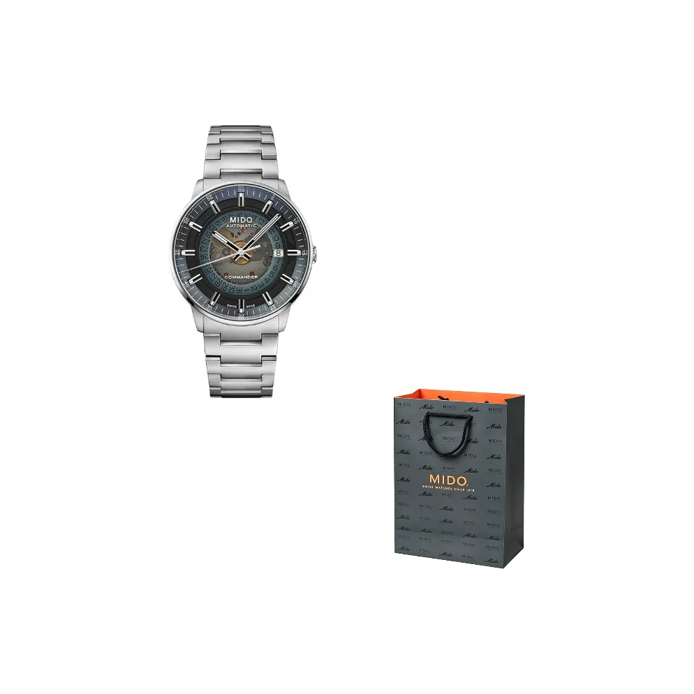 MIDO Commander Automatic Mechanical Movement 50m Waterproof Men's Watches Watch 40mm Blue Dial M021.407.11.411.01