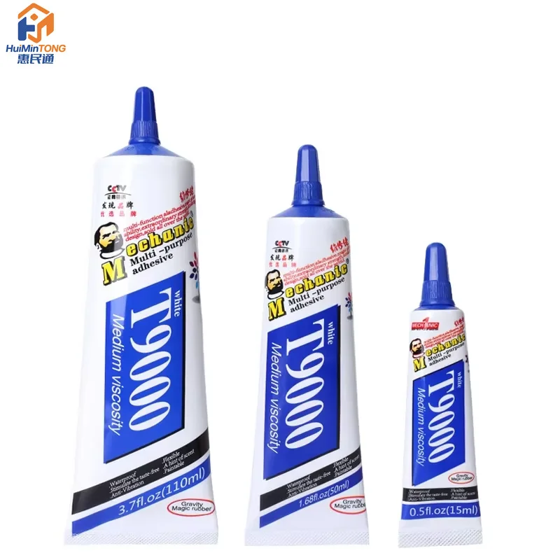 MECHANIC 50ml T9000 White Liquid Adhesive Epoxy Resin Glue Adhesives Crafts Glass Touch Screen Mobile Phone Repair Tools