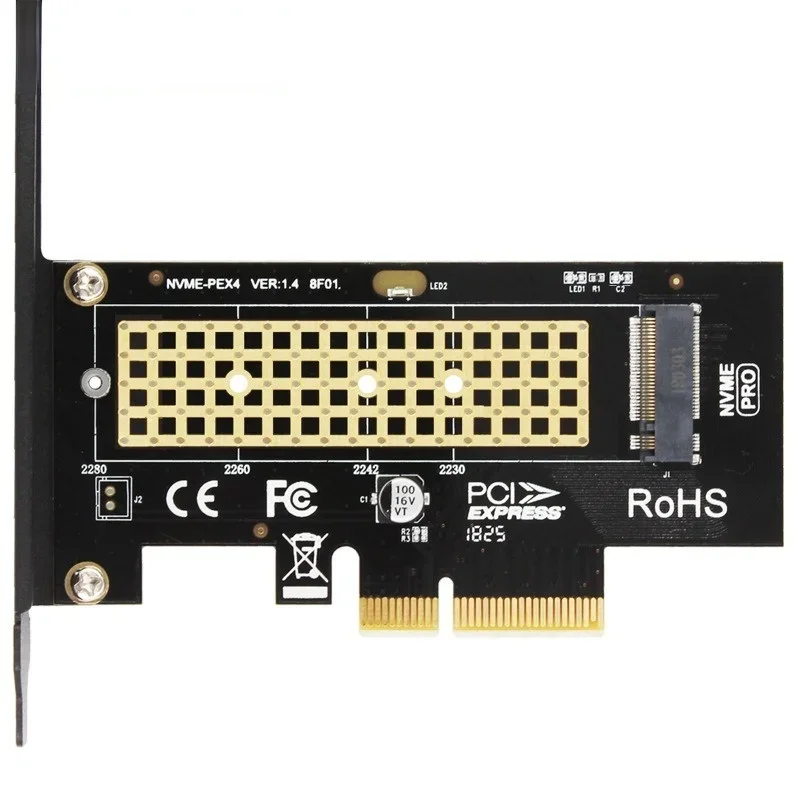 SK4 M.2 방열판 냉각 NVMe SSD NGFF-PCIE X4 인터페이스 카드 지원, PCI Express 3.0 X4 2230-2280 크기 M.2 최대 속도