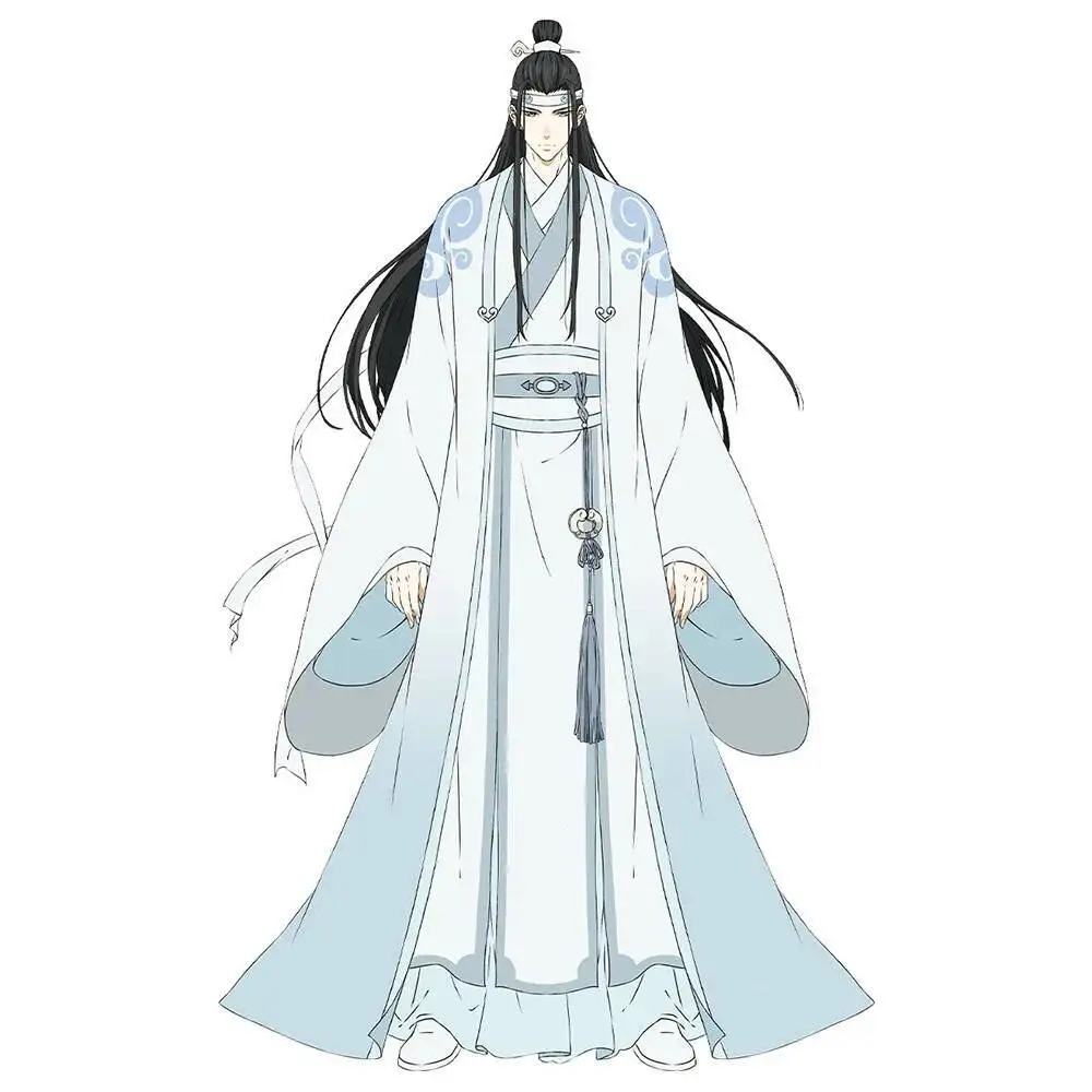 ما قبل البيع أزياء أنيمي مو داو زو شي التأثيرية LanZhan الزي القديم غراند ماستر من زراعة الشيطاني فستان هانفو للهالوين