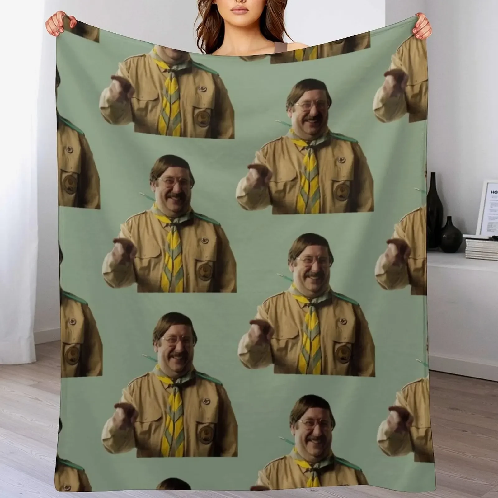 

BBC Ghosts Pat Throw Blanket Travel Size Cozy Blanket for Plane Train