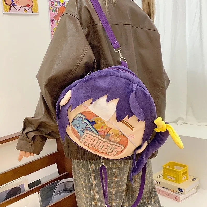 Chunibyo أنيمي حقيبة الحب Chunibyo والأوهام الأخرى أفخم حقيبة الفم الكبير Itabag طالب حقيبة مدرسية سعة كبيرة حقيبة كروسبودي هدية