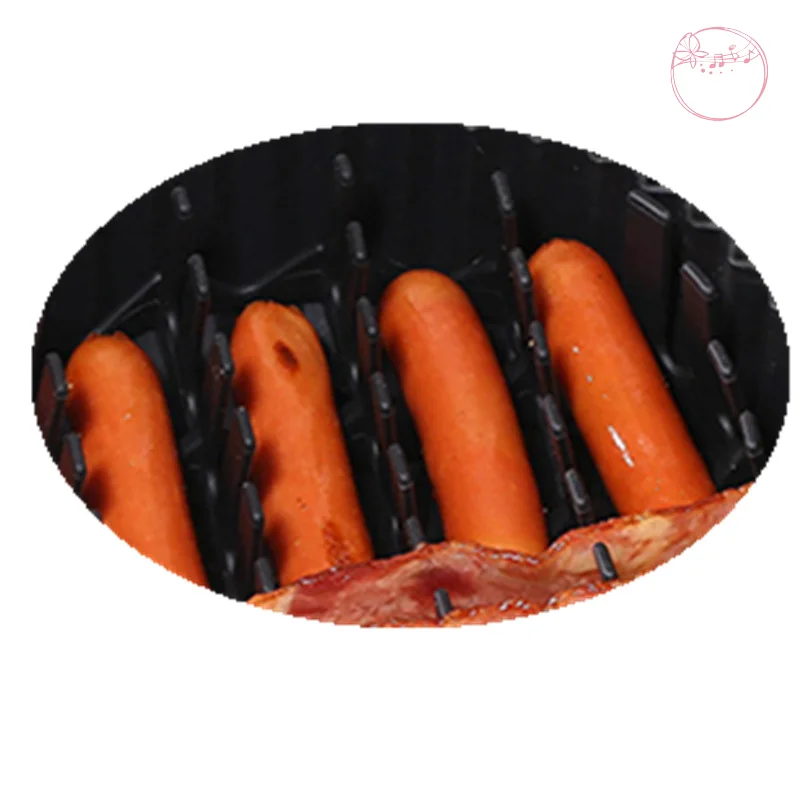 

3 шт. силиконовый лоток для фритюрницы, клетка для жарки, форма для корзины, горшок 3в1 7QT, многоразовая подставка для торта с беконом для хот-догов