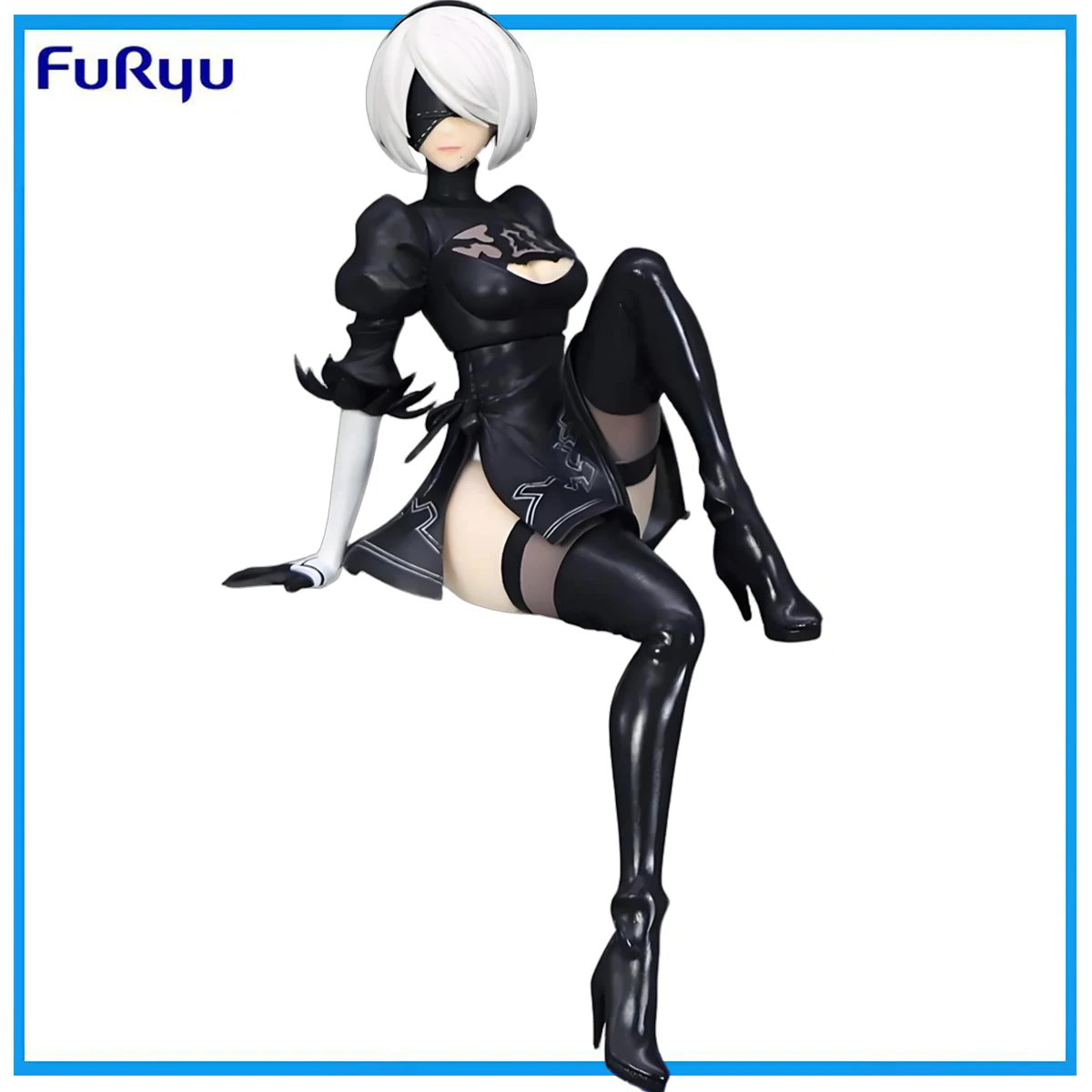 

In Stock FuRyu Original Genuine NieR:Automata Ver1.1a Yorha No. 2 Type B 13cm Collections Model Toys Noodle Stopper Figure Gift