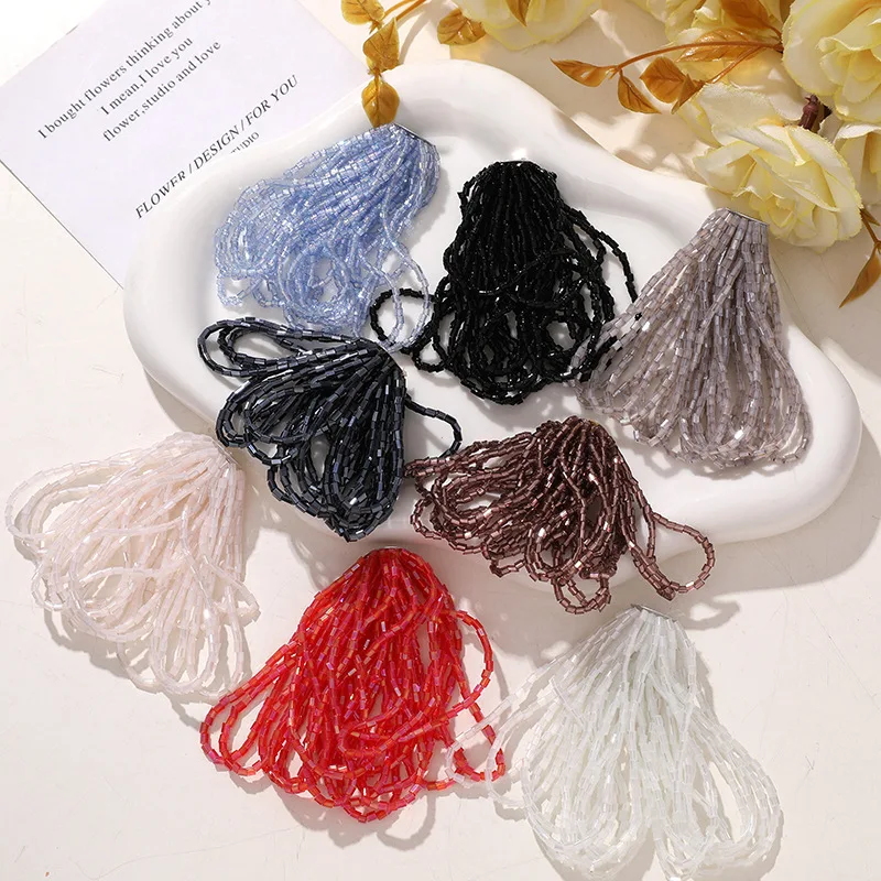 Shoe Charms Tassel Crystal Waterfall Flower Bohemian DIY 1 Piece for Clogs Sandals Summer Travel Vacation Lightweight Elegant