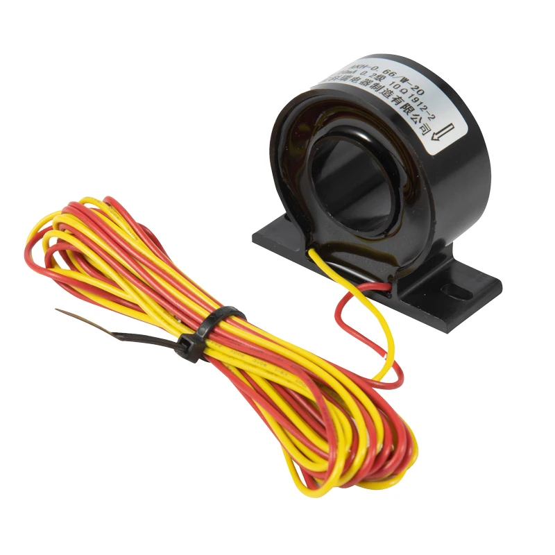 Acrel 0~20mA Small Current signal Transformer AKH-0.66/W-12 100A/20mA Round Type Current Sensor CT for Multi Circuit Monitor