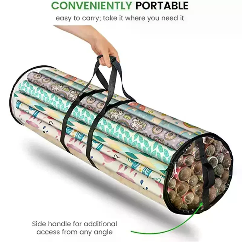 

1 шт., упаковочная бумага, прозрачная сумка для хранения с ручкой, сумка для хранения подарков, большая вместительная водонепроницаемая сумка для хранения под кроватью