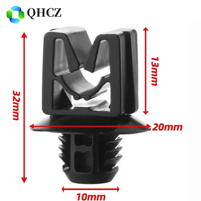 8PCS Hydraulic Hose Clips for Renault Clutch Pipe OE# 7703179026 - Automotive Replacement Parts