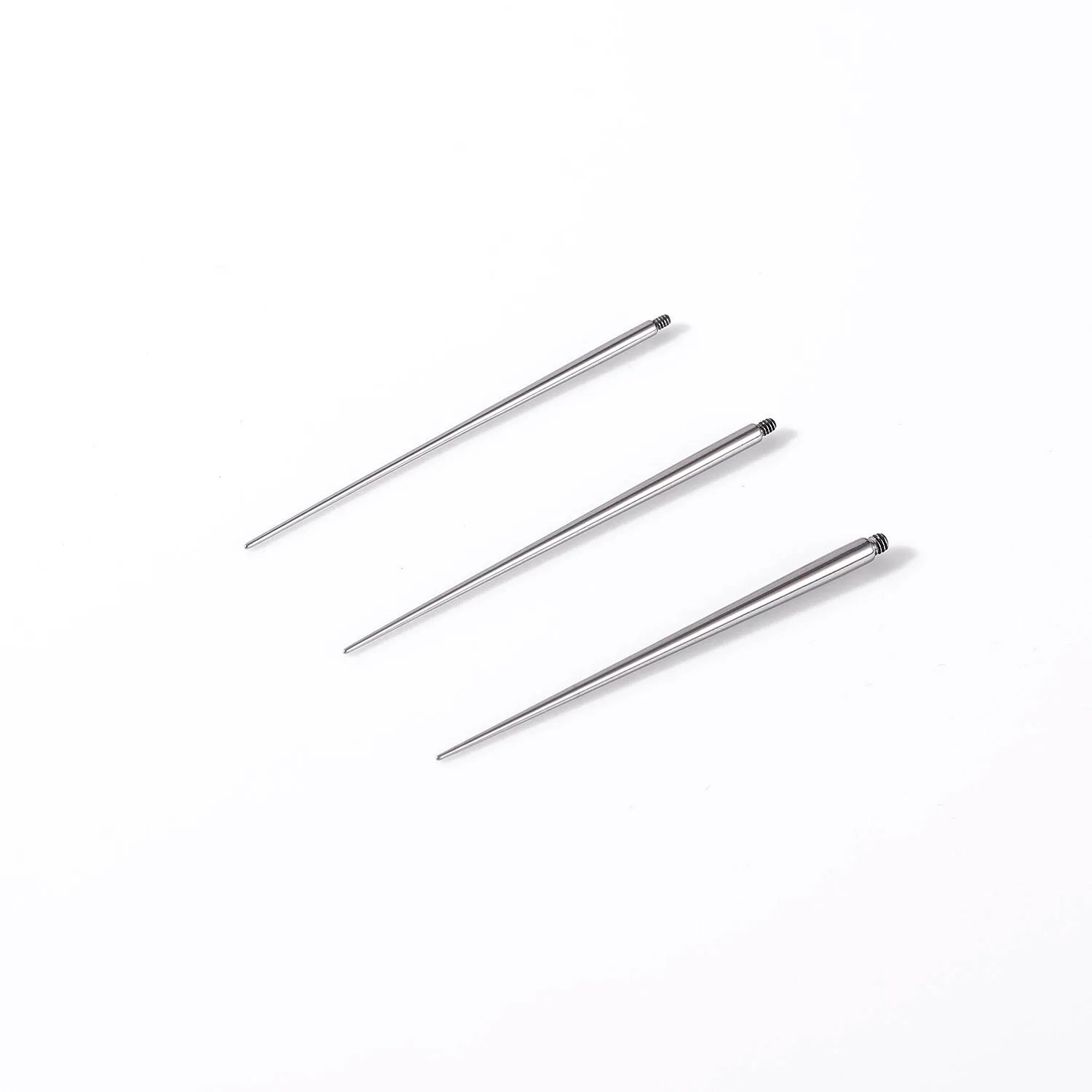 AOEDEJ 14/16/18G G23 Titanium Piercing Pin Taper Body Piercings Taper for Threadless,External Thread Jewelry Lip Helix Earring