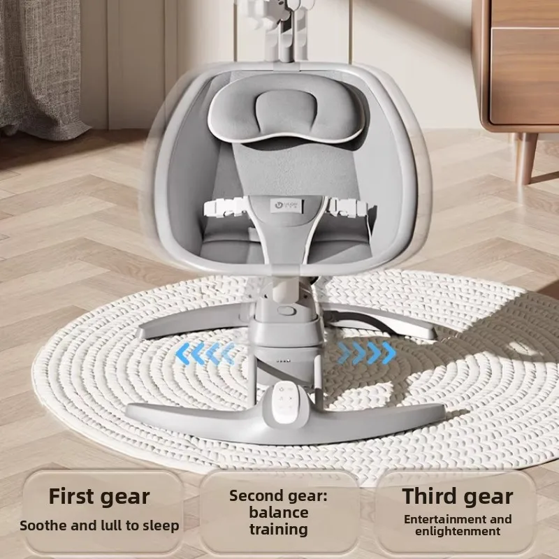 Multifunctional Electric Rocking Chair for Kids, Baby Resting Chairs Lounge Chair, Electric Music Soothing Smart Baby Rocker Bed