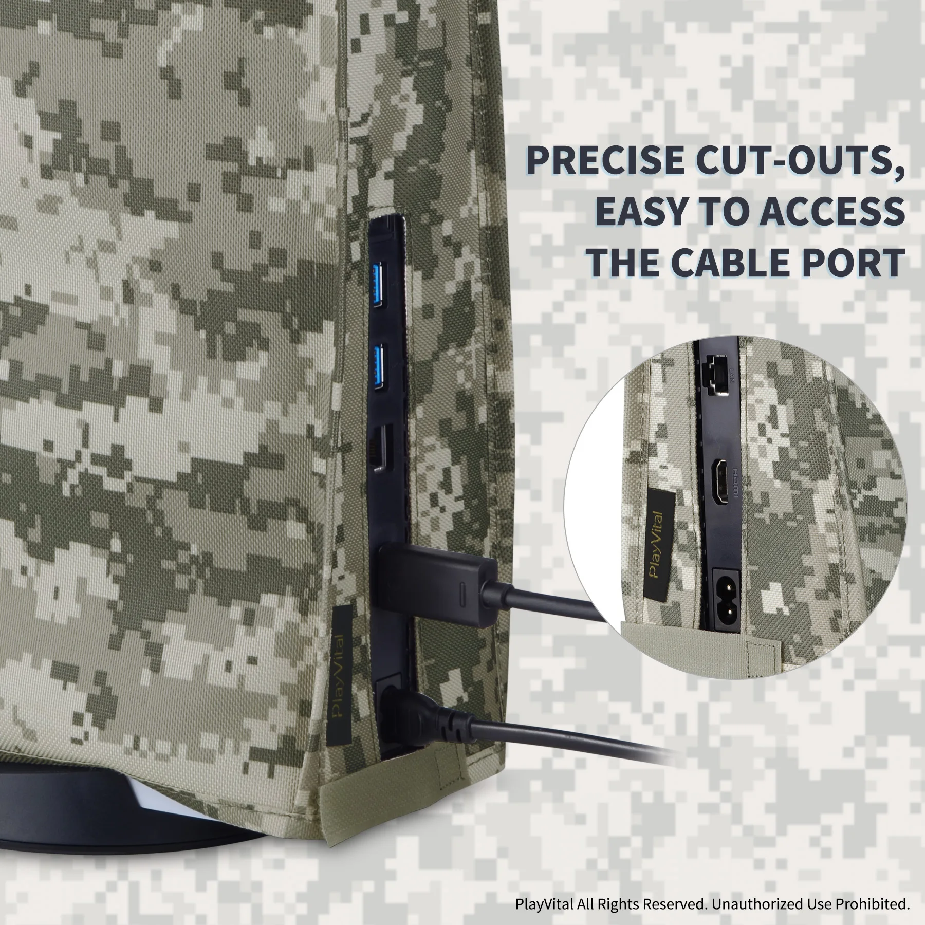 PlayVital-cubierta antipolvo de nailon suave para consola ps5, cubierta impermeable antiarañazos, edición Digital y edición Regular