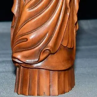 Folk Collection Old Boxwood Master Hongyi Master monk Amitabha Buddha Worship Hall Town house Wenfang Ornaments Town house