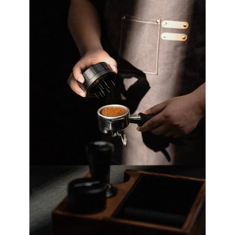 Planetary Gear Rotating Needle Coffee Distributor Espresso Powder Dispensing Tool Home Barista Coffee Making Accessory