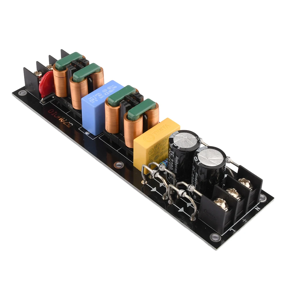 AC110/220V 15A EMI High Frequency Filter for Audio Speakers Amplifiers Preamplifier Noise Reduction Power Filter Module