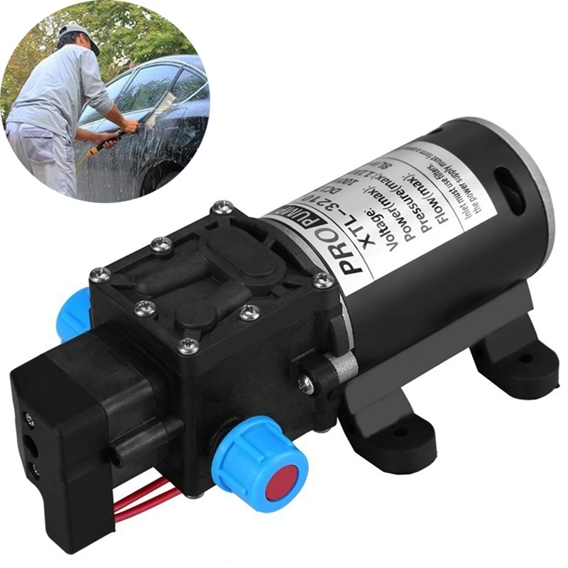 2X 12V 100W High Pressure Self Priming Water Pump 160Psi 8Lpm Caravan Camping Boat