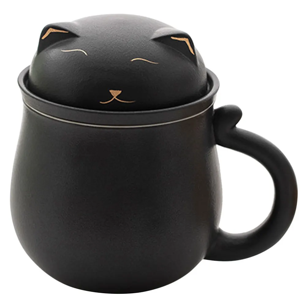 

Керамическая чашка для чая с заварочным устройством для разделения воды в чае, большая емкость, офисная кружка для домашнего использования, посуда для кофе, молочного сока, вина