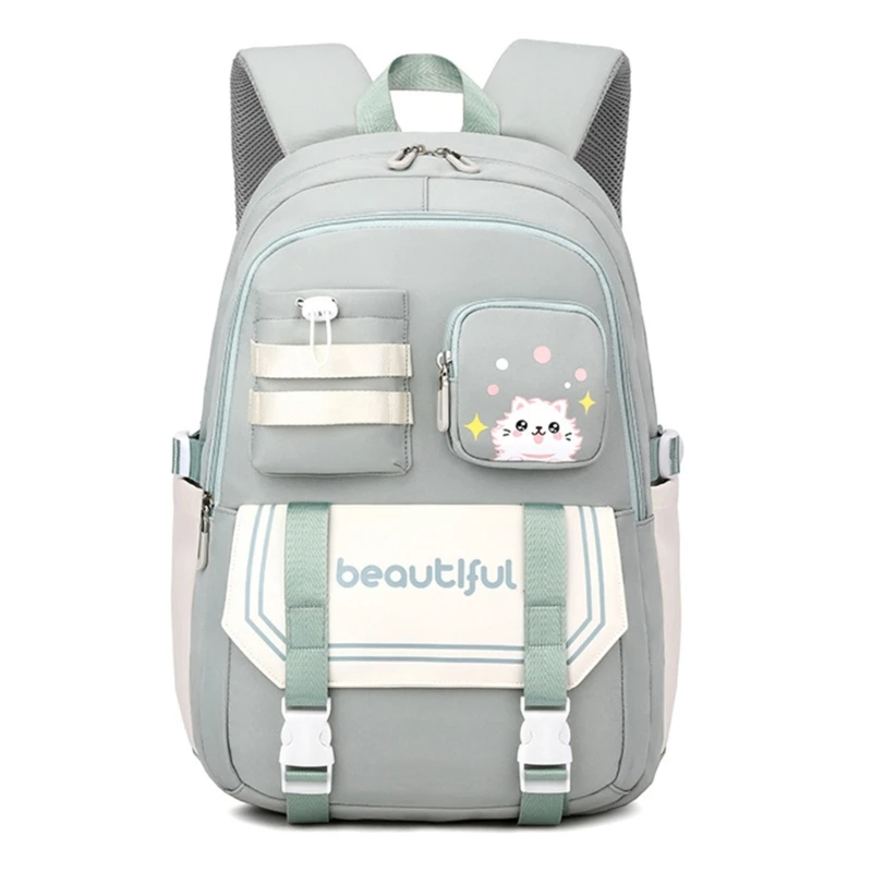 Spacious Student School Backpack Daypack Casual Rucksack Fashionable Book Bag for Girls