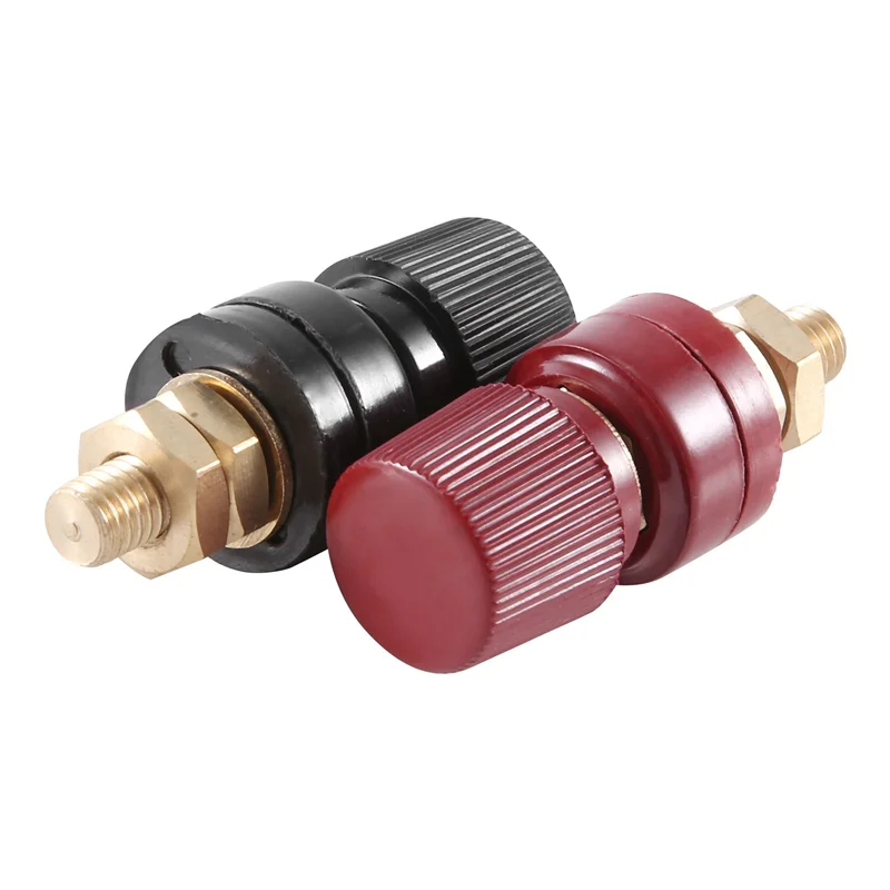 A01F-10Pcs عمود ربط طرفي، 555 نوع عمود نحاسي كتلة طرفية M8 قطر الخيط عمود ربط 220 فولت-380 فولت 200 أمبير #6