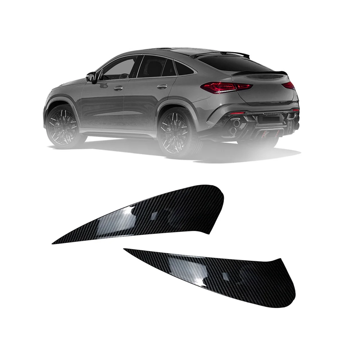 Auto Hecks toß stange Splitter Spoiler Canard Entlüftung verkleidung Dekor für Mercedes Benz Amg Gle Coupé C167 Gle350 2020 (a)