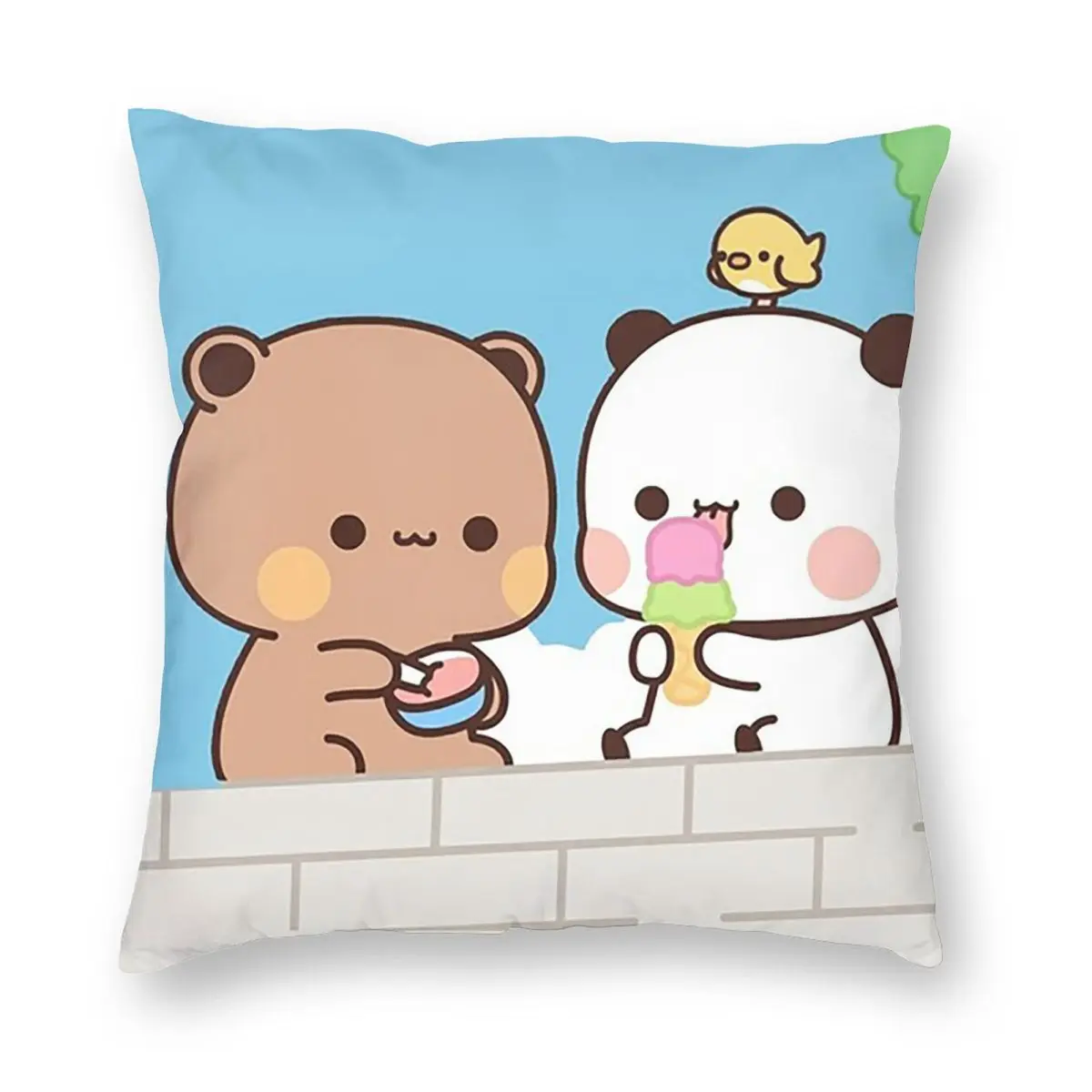 Cute Cartoon Bubu And Dudu Series Square Pillowcase Pillow Cover Cushion Decor Comfort Throw Pillow for Home Living Room
