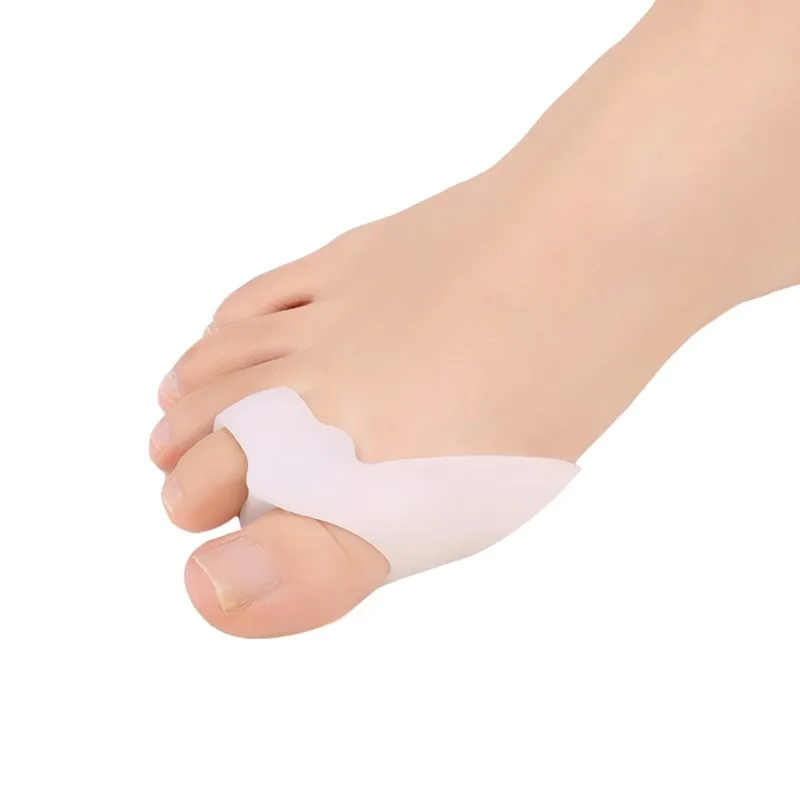 

1 пара = 2 шт., новая мода, инструмент для ухода за ногами, корректор для ухода за вальгусной деформацией, брекеты и опоры для большого пальца, разделители пальцев, уход за шишками