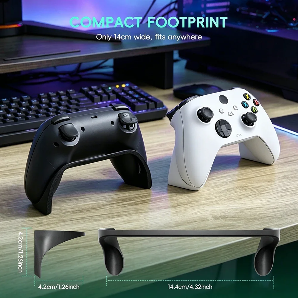 Data Frog Gamepad Stand for PS5 Xbox GameSir, Desktop Controller Mount, Universal Game Controller Display Dock for PC Gaming view 6