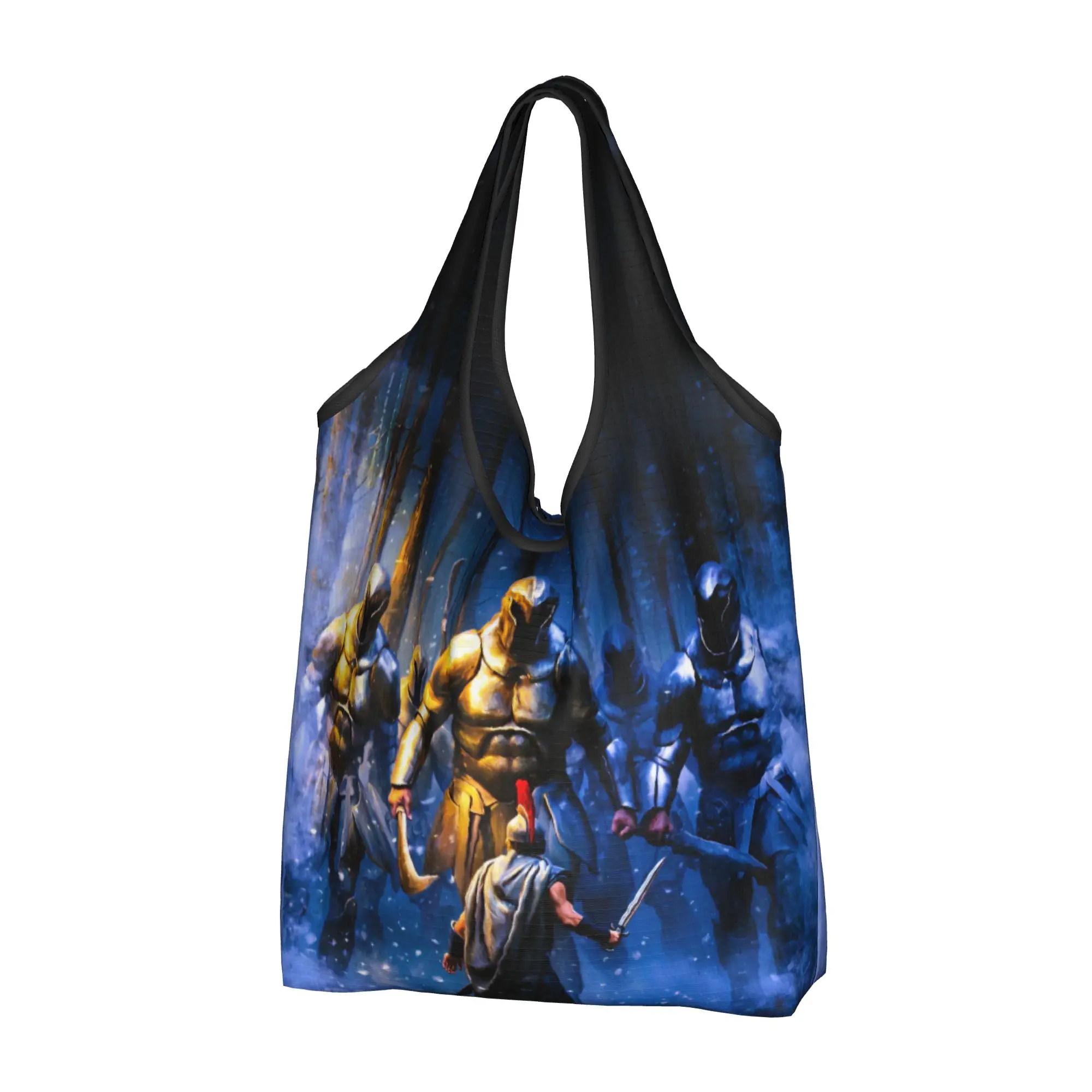 Custom O-Odysseyes Hot Comic Shopping Bags Women Portable Large Capacity Grocery Action Movie Shopper Tote Bags