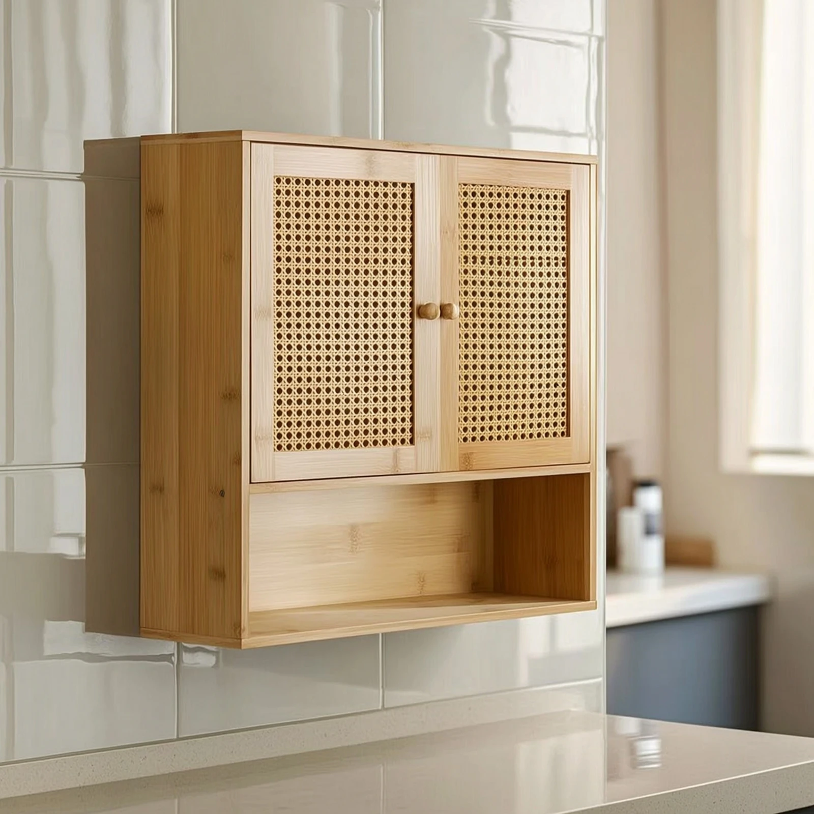 Armoire en bois avec portes en - Room Divider Bamboo avis et prix