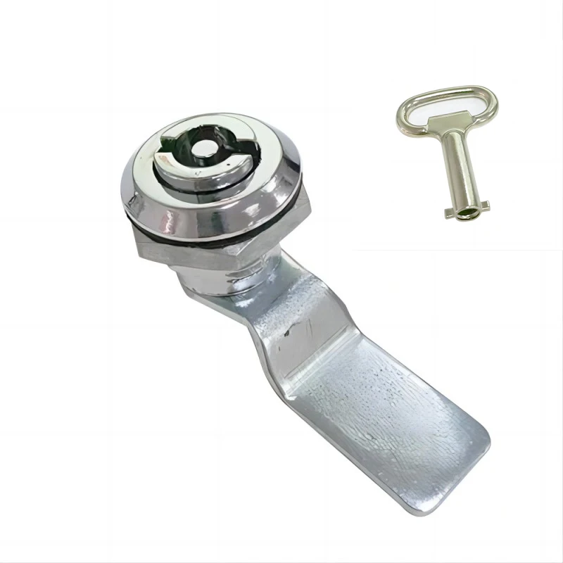 1 Set Edelstahl 18mm Werkzeug Lock Cam Zylinder Schloss Für Industrielle Schrank Cam Lock 18mm Elektrische Schrank schloss Schlüssel – Detail 3