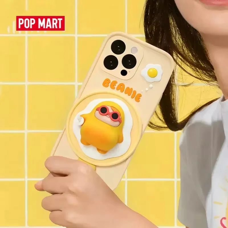 

POP MART PUCKY EGG BEANIE Series Mobile Phone Case Blind Box Original Mystery Box Cute Guess Bag Anime Action Figure Ornaments